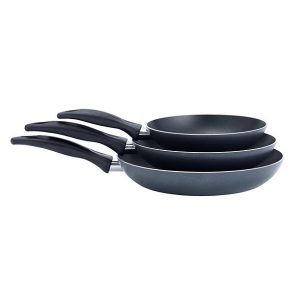 T fal Specialty 3 Piece Frying Pan Set – Black T18D 2